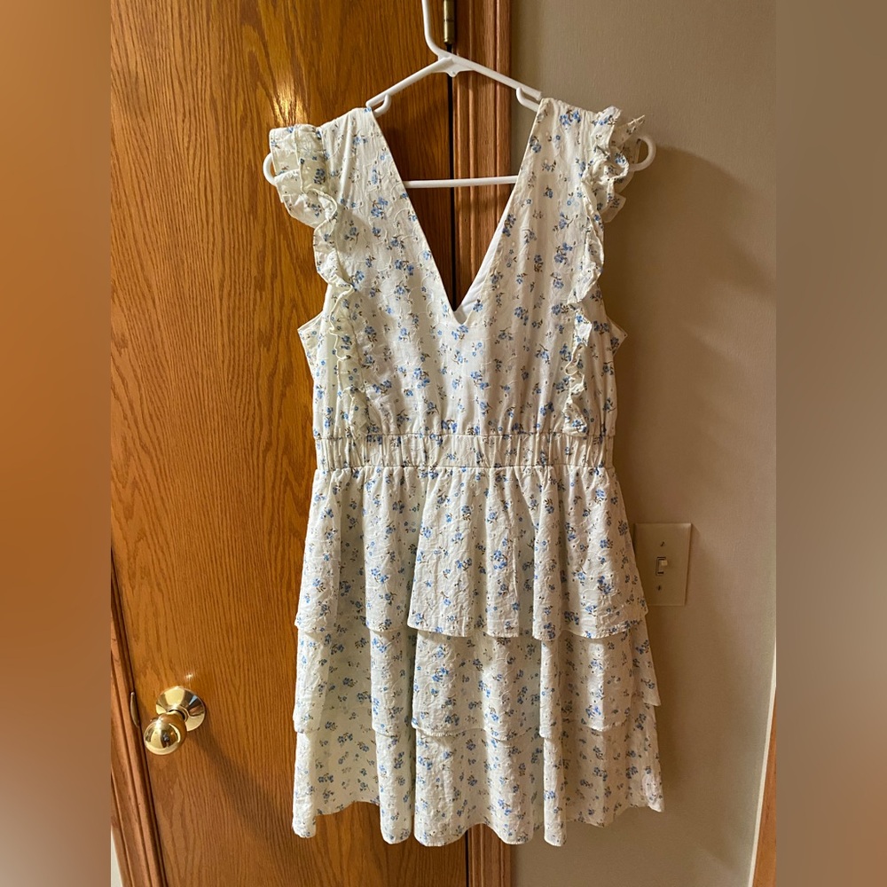 Women’s Floral Ruffle Mini Dress